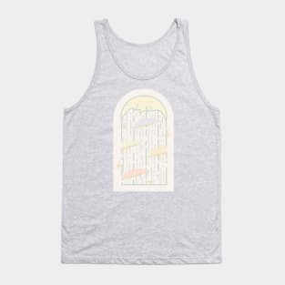 Rainy Night Sky Art Nouveau Tank Top